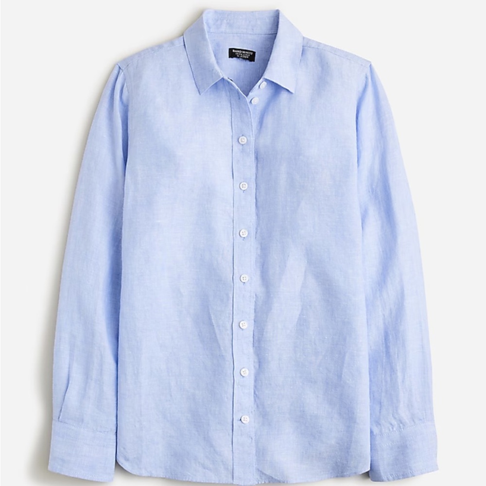J. Crew Wren slim shirt in Baird McNutt Irish linen Size 2